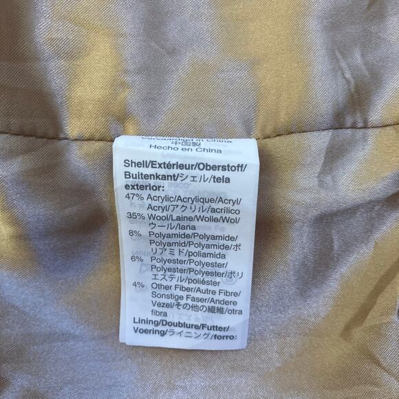 J.Crew Sz 6 Nalya Daphne Topcoat Italian Wool-blend Fabric Guava Pink Tweed - Picture 14 of 16